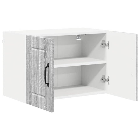 vidaXL Kitchen Wall Cabinet with Shelf Grey sonoma 60 x 31 x 40 cm