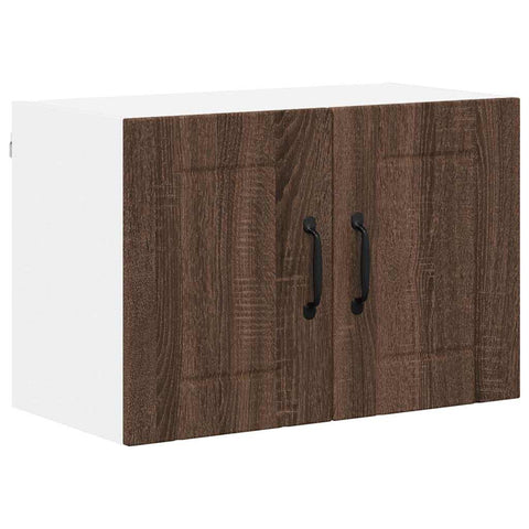 vidaXL Kitchen Wall Cabinet Brown oak 60 x 31 x 40 cm Engineered Wood