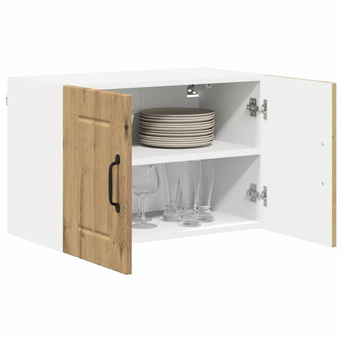 vidaXL Kitchen Wall Cabinet with Shelf Artisan oak 60 x 31 x 40 cm