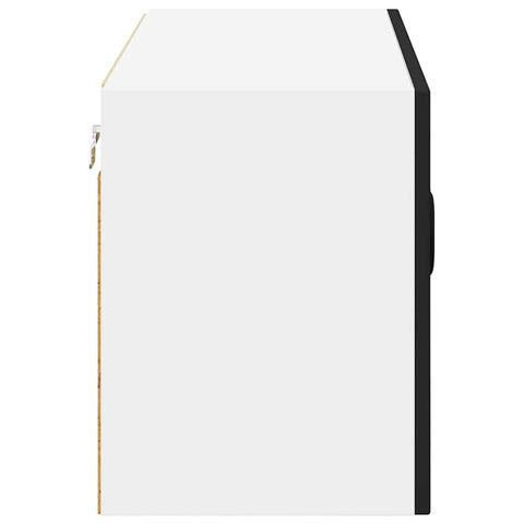 vidaXL Kitchen Wall Cabinet Black 80 x 31 x 40 cm Engineered Wood