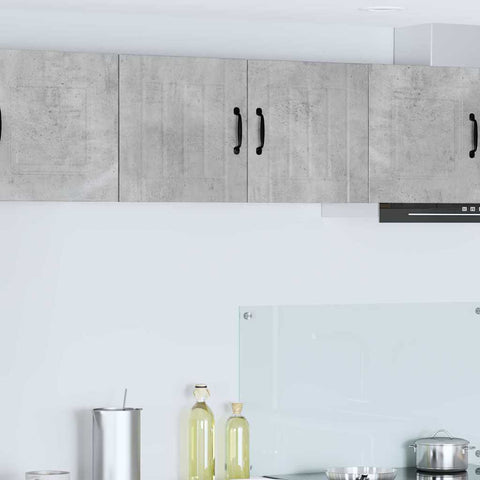 vidaXL Kitchen Wall Cabinet with Shelf Concrete Grey 80 x 31 x 40 cm