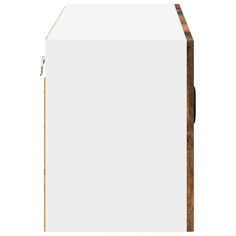 vidaXL Kitchen Wall Cabinet Smoked Oak 80 x 31 x 40 cm Engineered Wood