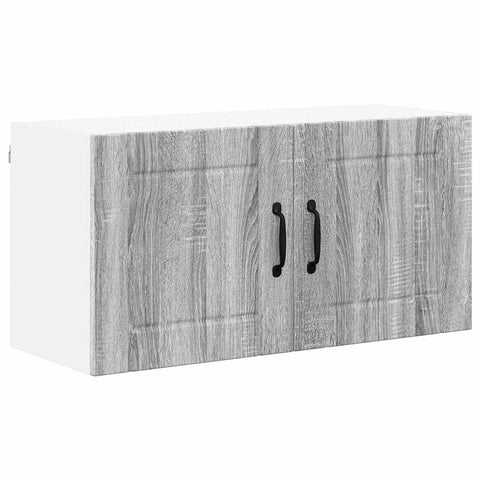 vidaXL Kitchen Wall Cabinet with Shelf Grey Sonoma 80 x 31 x 40 cm