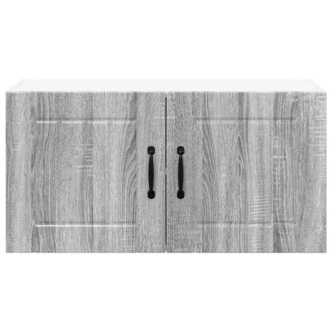 vidaXL Kitchen Wall Cabinet with Shelf Grey Sonoma 80 x 31 x 40 cm