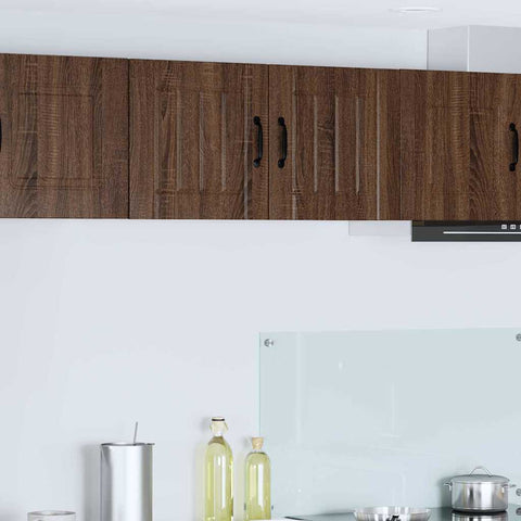 vidaXL Kitchen Wall Cabinet Brown Oak 80 x 31 x 40 cm Engineered Wood