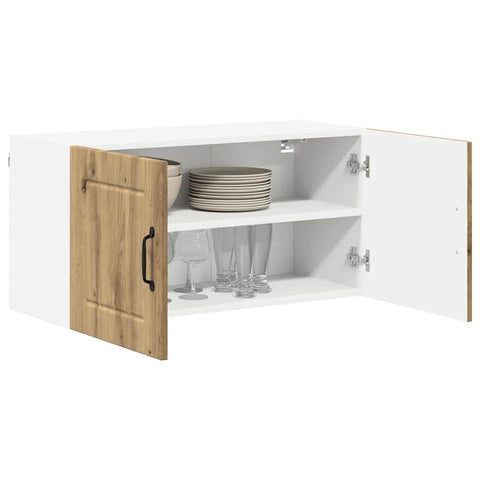 vidaXL Kitchen Wall Cabinet with Shelf Artisan Oak 80 x 31 x 40 cm
