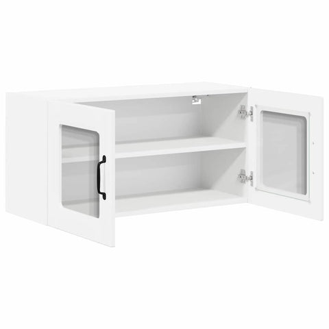 vidaXL Kitchen Wall Cabinet High Gloss White 80 x 31 x 40 cm