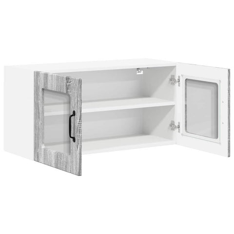 vidaXL Kitchen Wall Cabinet with Shelf Grey Sonoma 80 x 31 x 40 cm