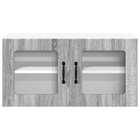vidaXL Kitchen Wall Cabinet with Shelf Grey Sonoma 80 x 31 x 40 cm