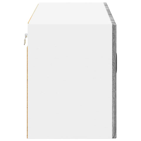 vidaXL Kitchen Wall Cabinet with Shelf Grey Sonoma 80 x 31 x 40 cm