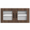 vidaXL Kitchen Wall Cabinet Brown Oak 80 x 31 x 40 cm Engineered Wood