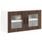 vidaXL Kitchen Wall Cabinet Brown Oak 80 x 31 x 40 cm Engineered Wood