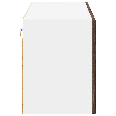 vidaXL Kitchen Wall Cabinet Brown Oak 80 x 31 x 40 cm Engineered Wood