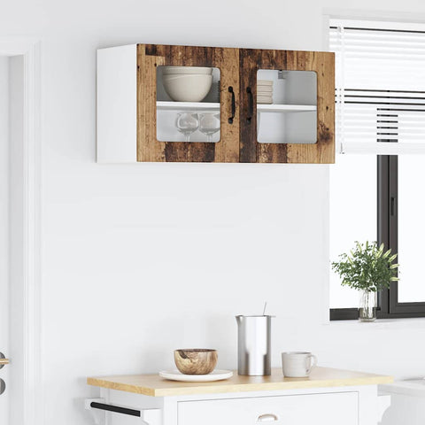 vidaXL Kitchen Wall Cabinet Old Wood 80 x 31 x 40 cm Engineered Wood