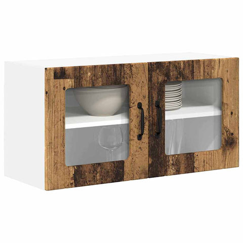 vidaXL Kitchen Wall Cabinet Old Wood 80 x 31 x 40 cm Engineered Wood