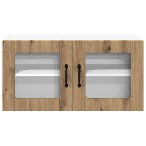 vidaXL Kitchen Wall Cabinet with Shelf Artisan Oak 80 x 31 x 40 cm