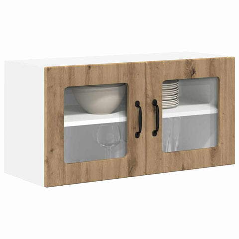 vidaXL Kitchen Wall Cabinet with Shelf Artisan Oak 80 x 31 x 40 cm