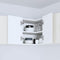 vidaXL Kitchen Wall Cabinet White 57 x 57 x 40 cm Engineered Wood