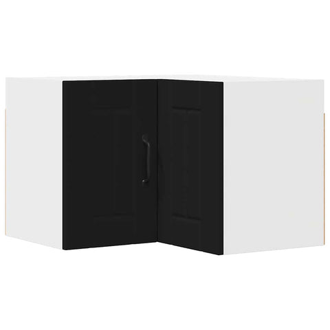 vidaXL Kitchen Wall Cabinet Black 57 x 57 x 40 cm Engineered Wood