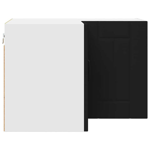 vidaXL Kitchen Wall Cabinet Black 57 x 57 x 40 cm Engineered Wood