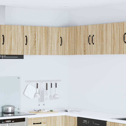 vidaXL Kitchen Wall Cabinet Sonoma Oak 57 x 57 x 40 cm Engineered Wood