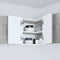 vidaXL Kitchen Wall Cabinet with Shelf Concrete Grey 57 x 57 x 40 cm