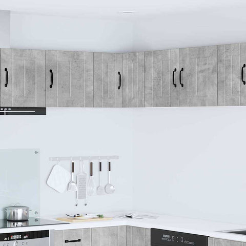 vidaXL Kitchen Wall Cabinet with Shelf Concrete Grey 57 x 57 x 40 cm