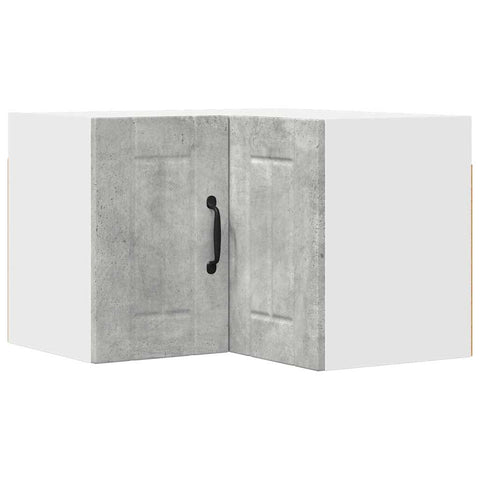 vidaXL Kitchen Wall Cabinet with Shelf Concrete Grey 57 x 57 x 40 cm