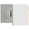 vidaXL Kitchen Wall Cabinet with Shelf Concrete Grey 57 x 57 x 40 cm