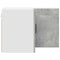 vidaXL Kitchen Wall Cabinet with Shelf Concrete Grey 57 x 57 x 40 cm