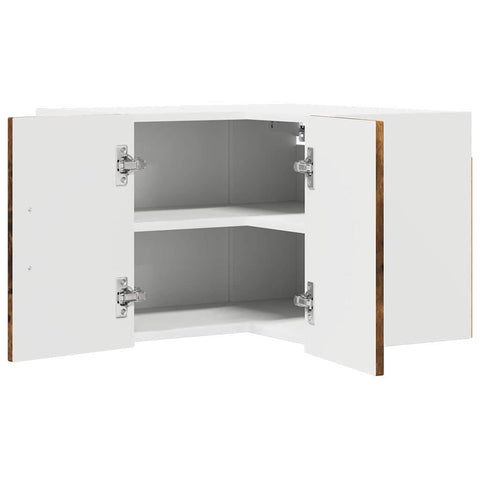 vidaXL Kitchen Wall Cabinet Smoked Oak 57 x 57 x 40 cm Engineered Wood
