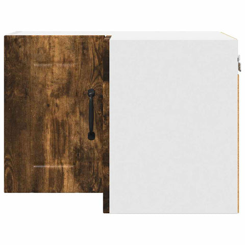 vidaXL Kitchen Wall Cabinet Smoked Oak 57 x 57 x 40 cm Engineered Wood
