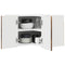 vidaXL Kitchen Wall Cabinet Smoked Oak 57 x 57 x 40 cm Engineered Wood