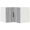 vidaXL Kitchen Wall Cabinet with Shelf Grey Sonoma 57 x 57 x 40 cm