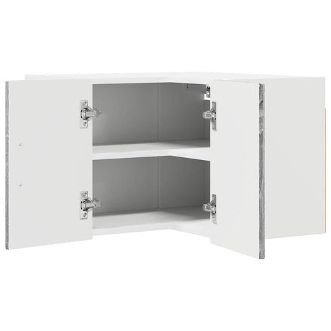 vidaXL Kitchen Wall Cabinet with Shelf Grey Sonoma 57 x 57 x 40 cm