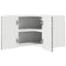 vidaXL Kitchen Wall Cabinet with Shelf Grey Sonoma 57 x 57 x 40 cm