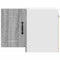 vidaXL Kitchen Wall Cabinet with Shelf Grey Sonoma 57 x 57 x 40 cm