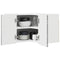 vidaXL Kitchen Wall Cabinet with Shelf Grey Sonoma 57 x 57 x 40 cm