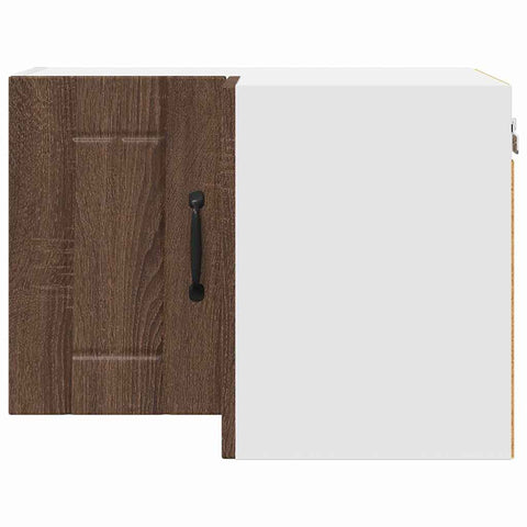 vidaXL Kitchen Wall Cabinet Brown Oak 57 x 57 x 40 cm Engineered Wood