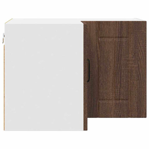 vidaXL Kitchen Wall Cabinet Brown Oak 57 x 57 x 40 cm Engineered Wood