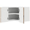 vidaXL Kitchen Wall Cabinet Old Wood 57 x 57 x 40 cm Engineered Wood