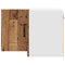 vidaXL Kitchen Wall Cabinet Old Wood 57 x 57 x 40 cm Engineered Wood