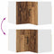 vidaXL Kitchen Wall Cabinet Old Wood 57 x 57 x 40 cm Engineered Wood