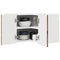 vidaXL Kitchen Wall Cabinet Old Wood 57 x 57 x 40 cm Engineered Wood
