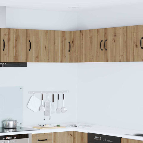 vidaXL Kitchen Wall Cabinet with Shelf Artisan Oak 57 x 57 x 40 cm