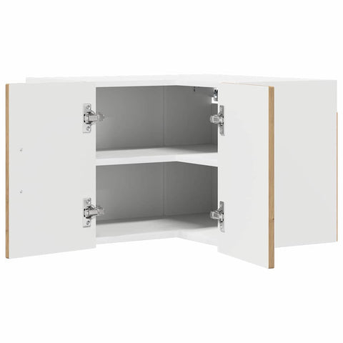 vidaXL Kitchen Wall Cabinet with Shelf Artisan Oak 57 x 57 x 40 cm