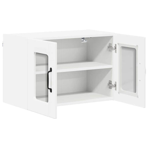 vidaXL Kitchen Wall Cabinet with Shelf 2 pcs White 60 x 31 x 40 cm