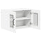 vidaXL Kitchen Wall Cabinet with Shelf 2 pcs White 60 x 31 x 40 cm