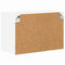 vidaXL Kitchen Wall Cabinet with Shelf 2 pcs White 60 x 31 x 40 cm