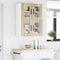 vidaXL Kitchen Wall Cabinet with Door 2 pcs Sonoma Oak 60 x 31 x 40 cm